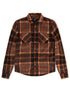 Jordan Craig Kids Graffiti Shirt Jacket - Brown by Denim Exchange