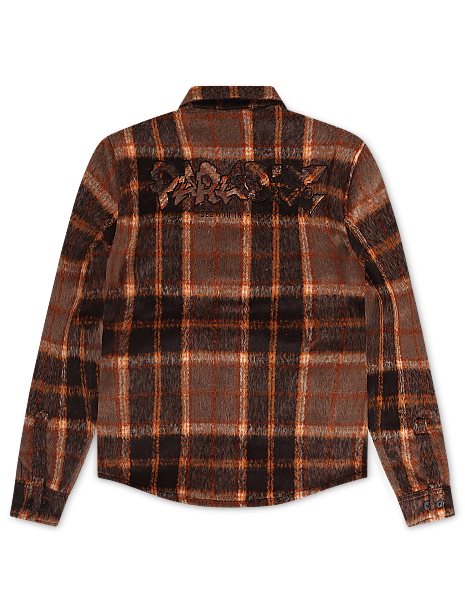 Jordan Craig Kids Graffiti Shirt Jacket - Brown by Denim Exchange