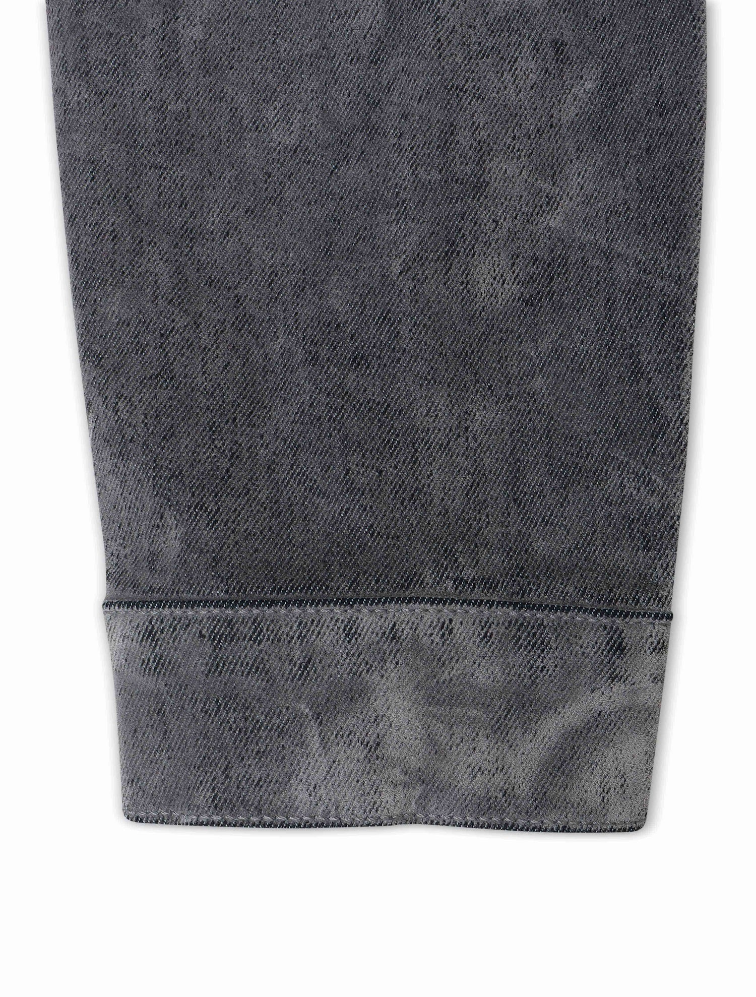 Vicious Denim Velvet Coated Denim Jacket - Grey by Denim Exchange