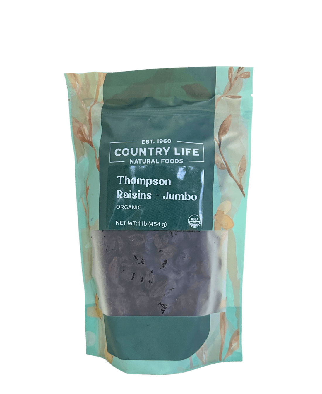 Raisins, Thompson Organic Jumbo by Country Life Natural Foods