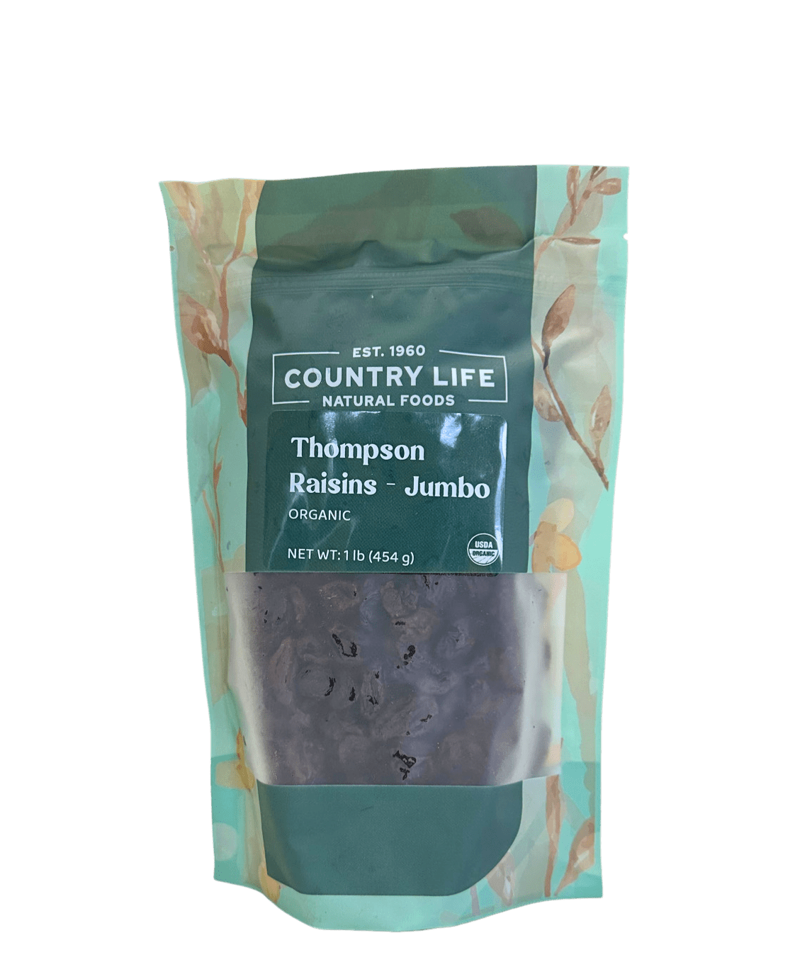 Raisins, Thompson Organic Jumbo by Country Life Natural Foods