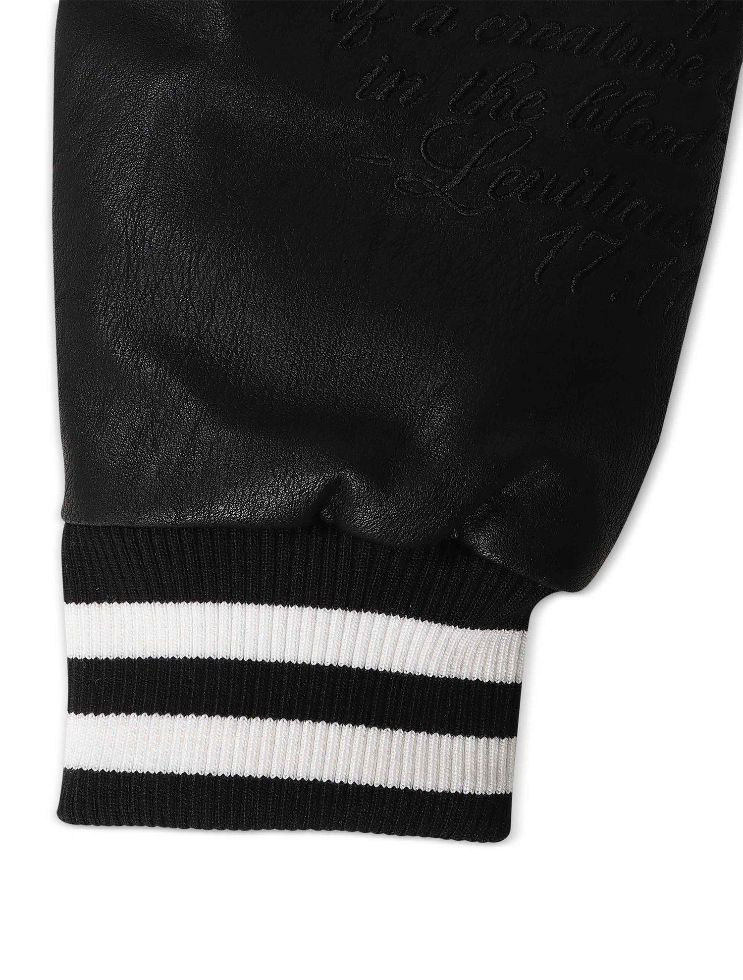 Jordan Craig Kids Carpe Diem Varsity Jacket - Black by Denim Exchange