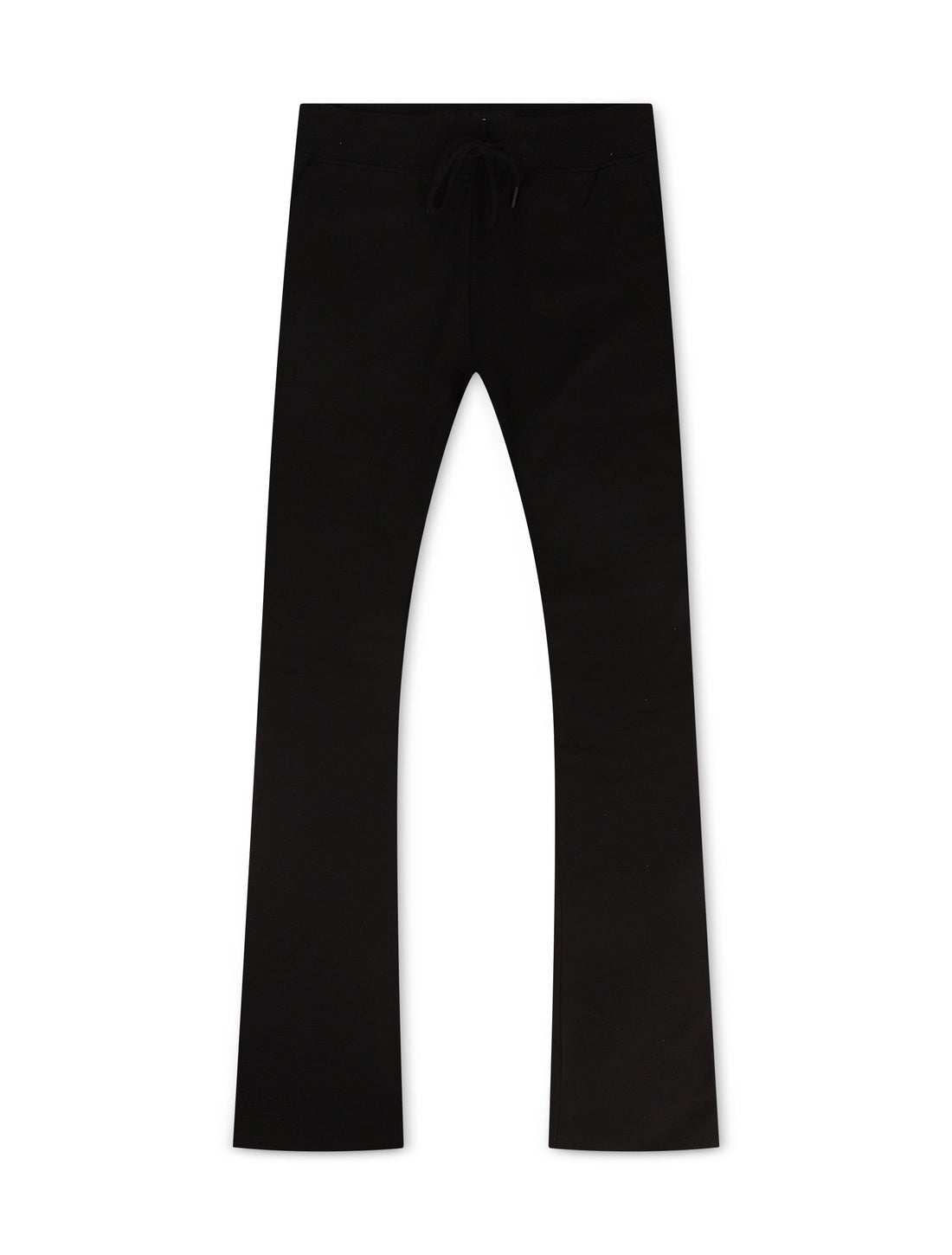 Jordan Craig Fleece Stacked Joggers - Black by Denim Exchange
