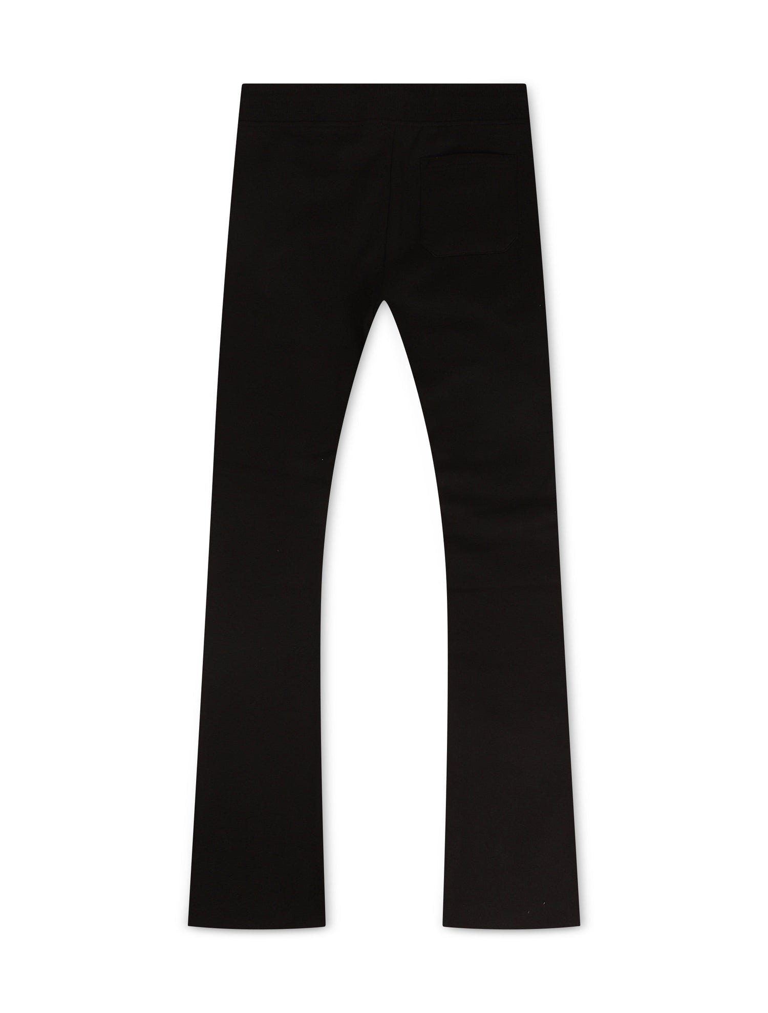 Jordan Craig Fleece Stacked Joggers - Black by Denim Exchange