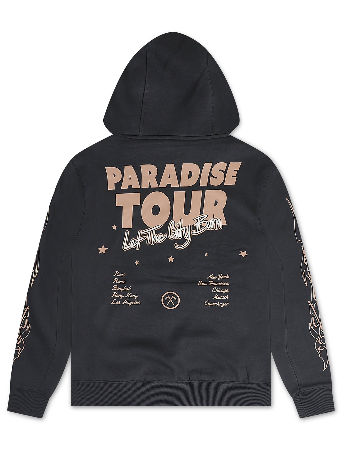 Jordan Craig Paradise Tour Fleece Hoodie - Charcoal by Denim Exchange