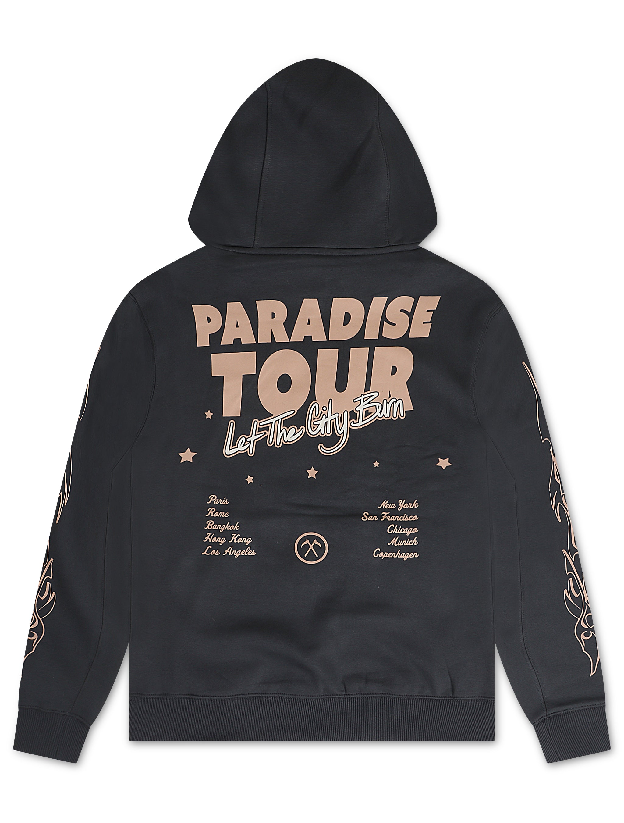 Jordan Craig Paradise Tour Fleece Hoodie - Charcoal by Denim Exchange