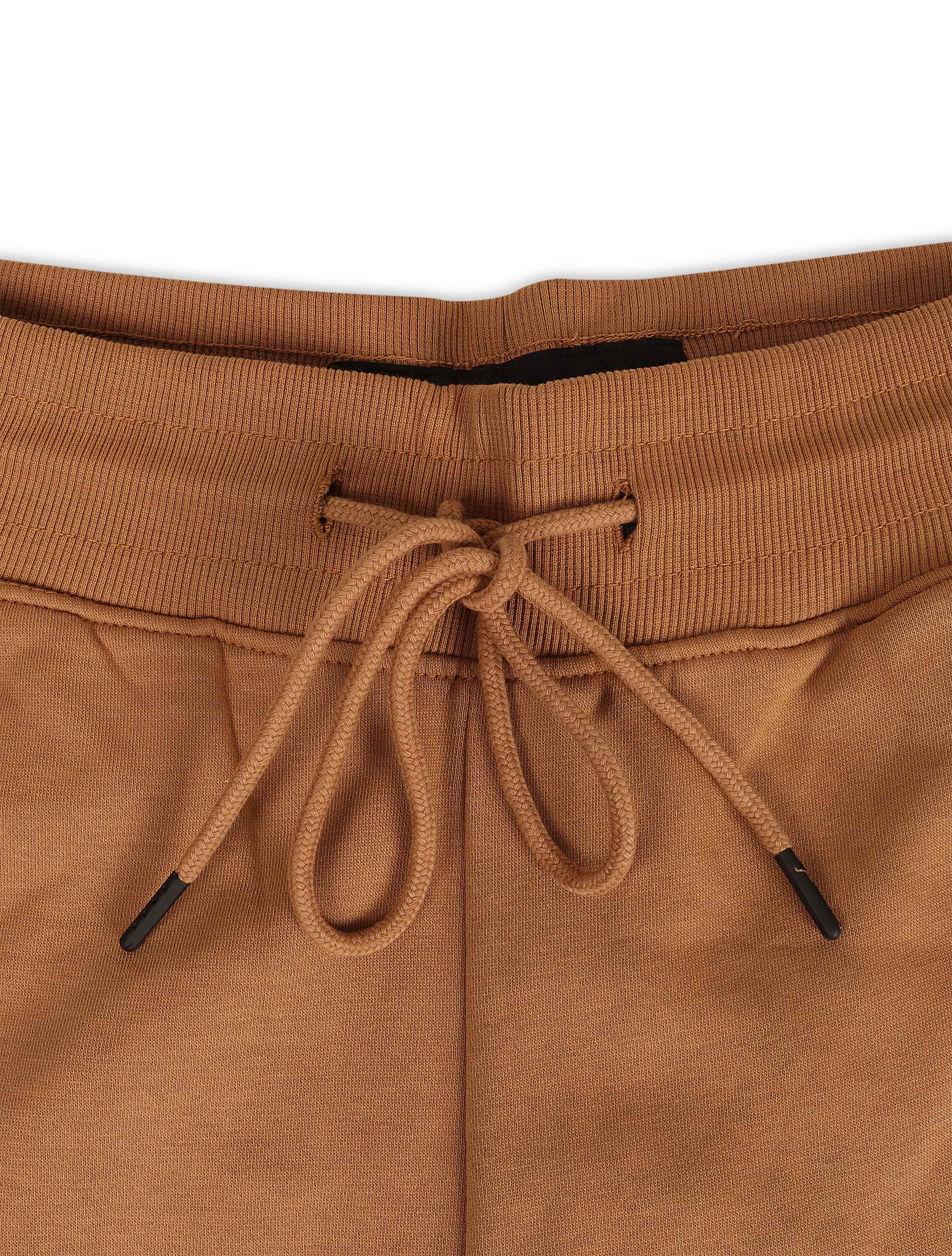 Jordan Craig Fleece Stacked Joggers - Mocha by Denim Exchange