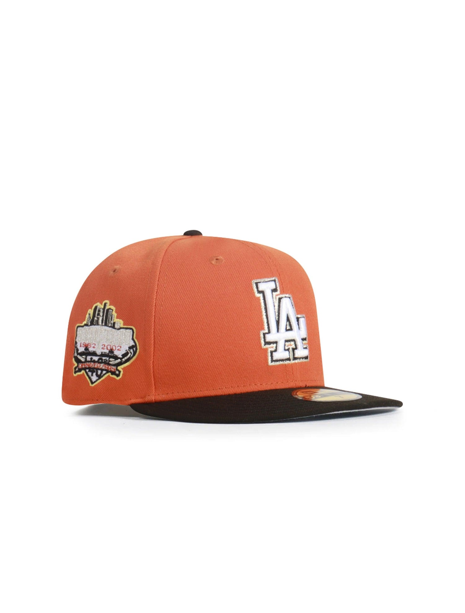 New Era 5950 Dodgers Stadium Hat - Orange by Denim Exchange
