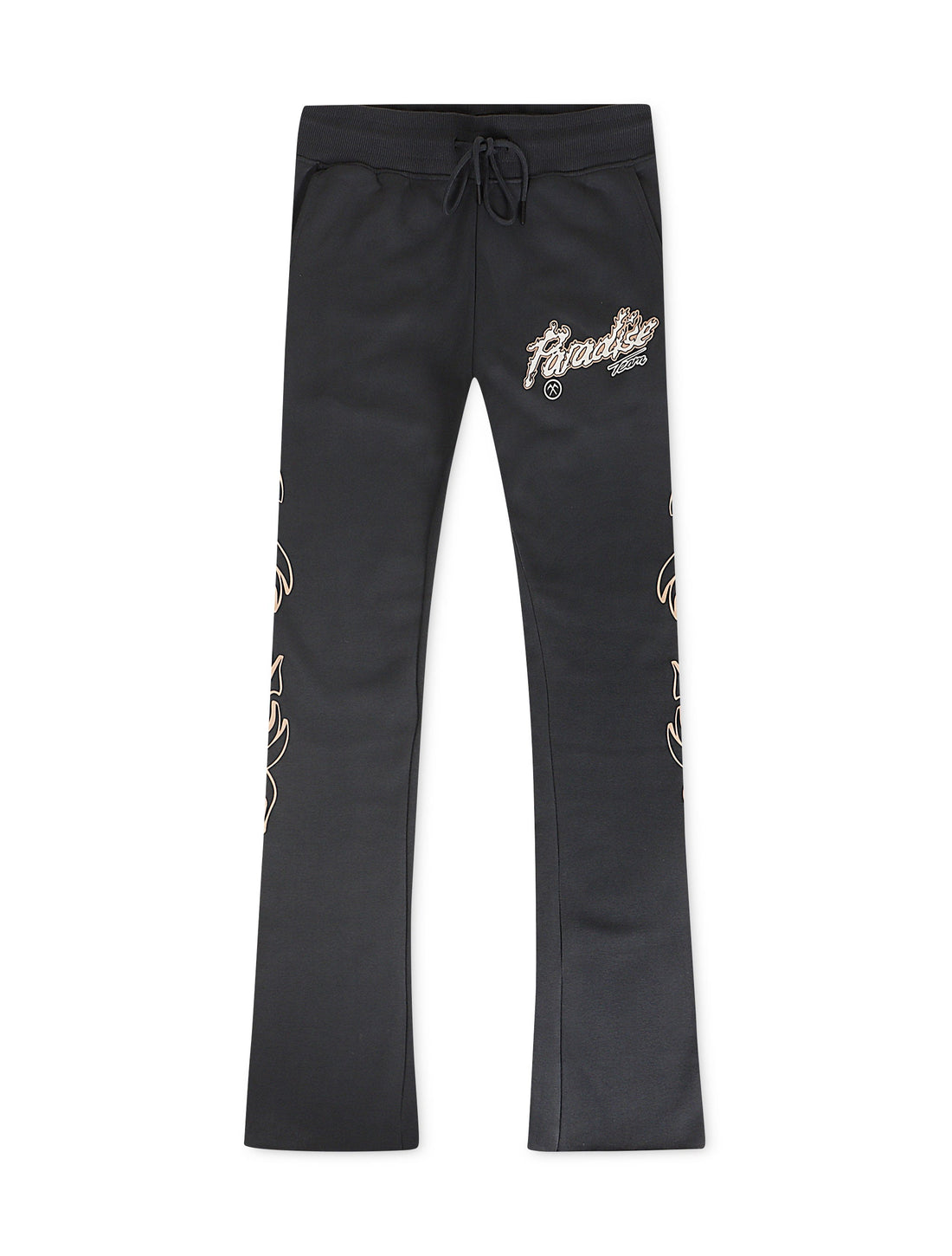 Jordan Craig Paradise Tour Fleece Stacked Joggers - Charcoal by Denim Exchange