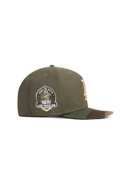 New Era 5950 La Dodgers "50Th Anniversary" Hat by Denim Exchange