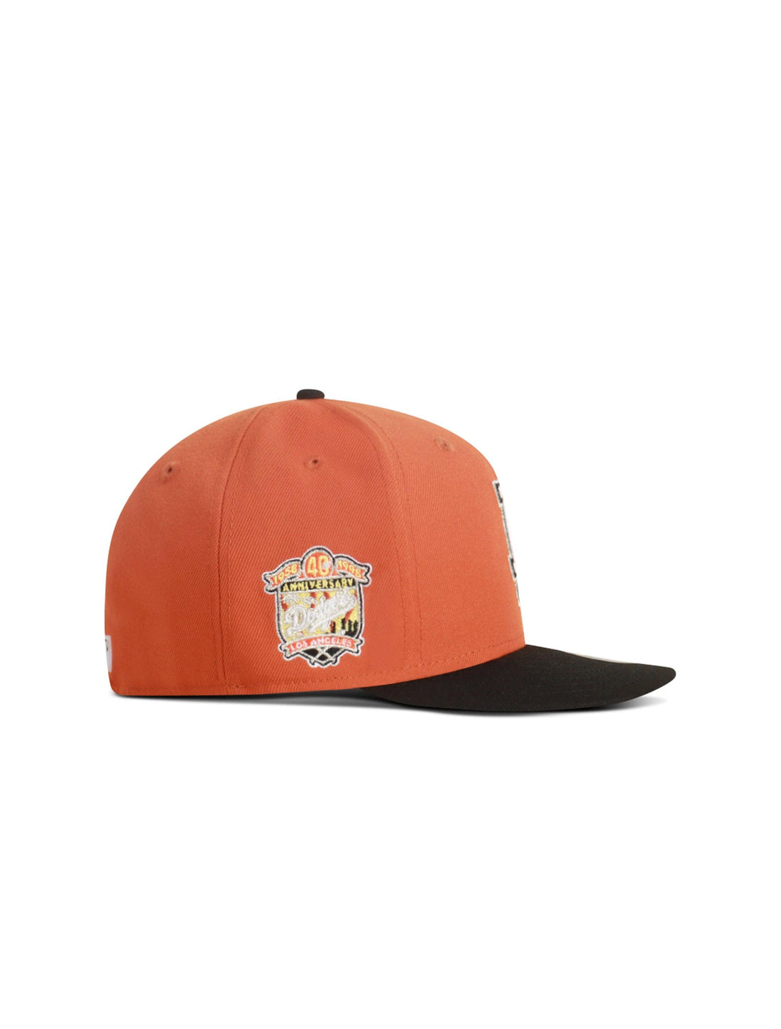 New Era LA Dodgers 40th Anniversary Hat - Orange by Denim Exchange