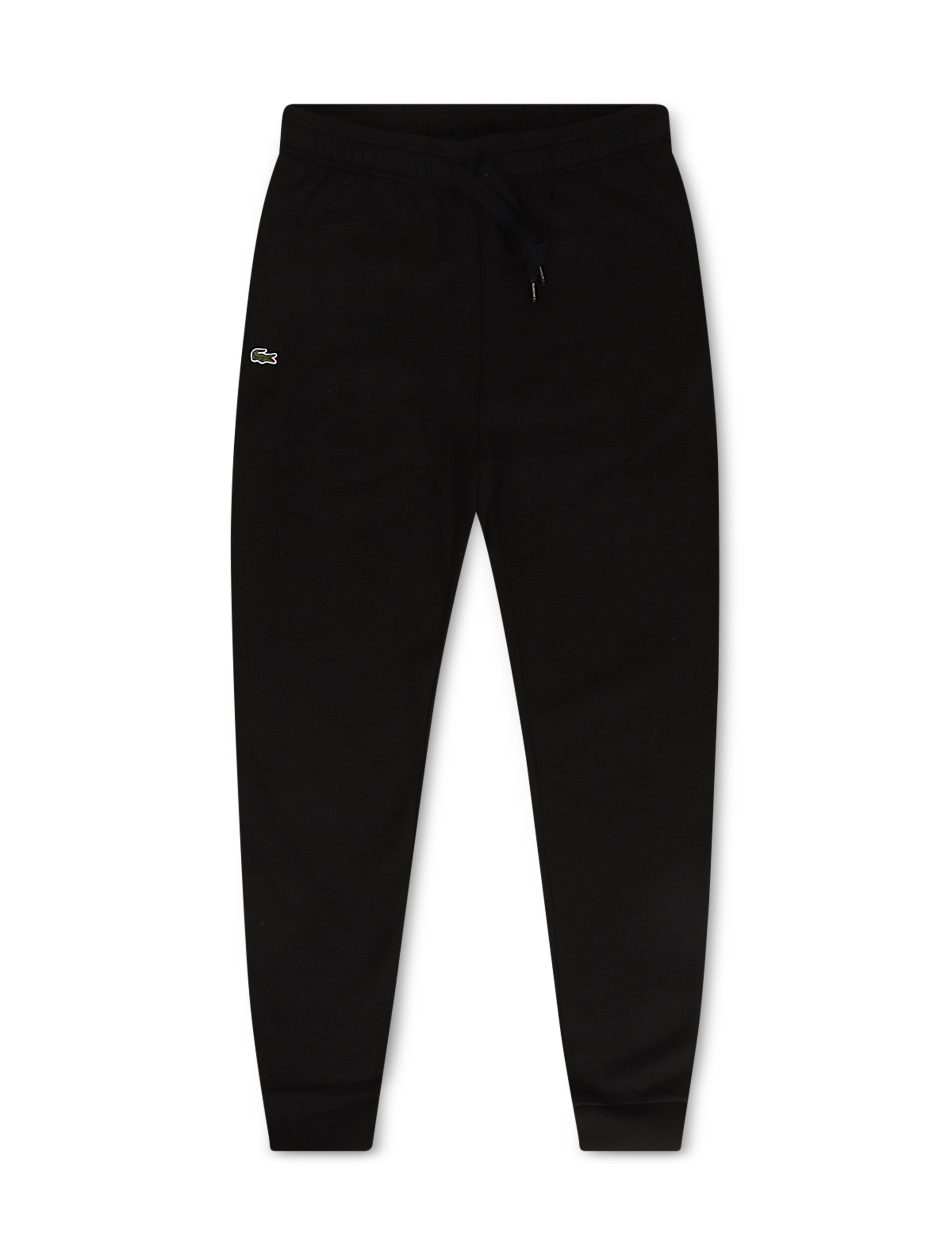 Lacoste Original Logo Print Joggers - Black by Denim Exchange