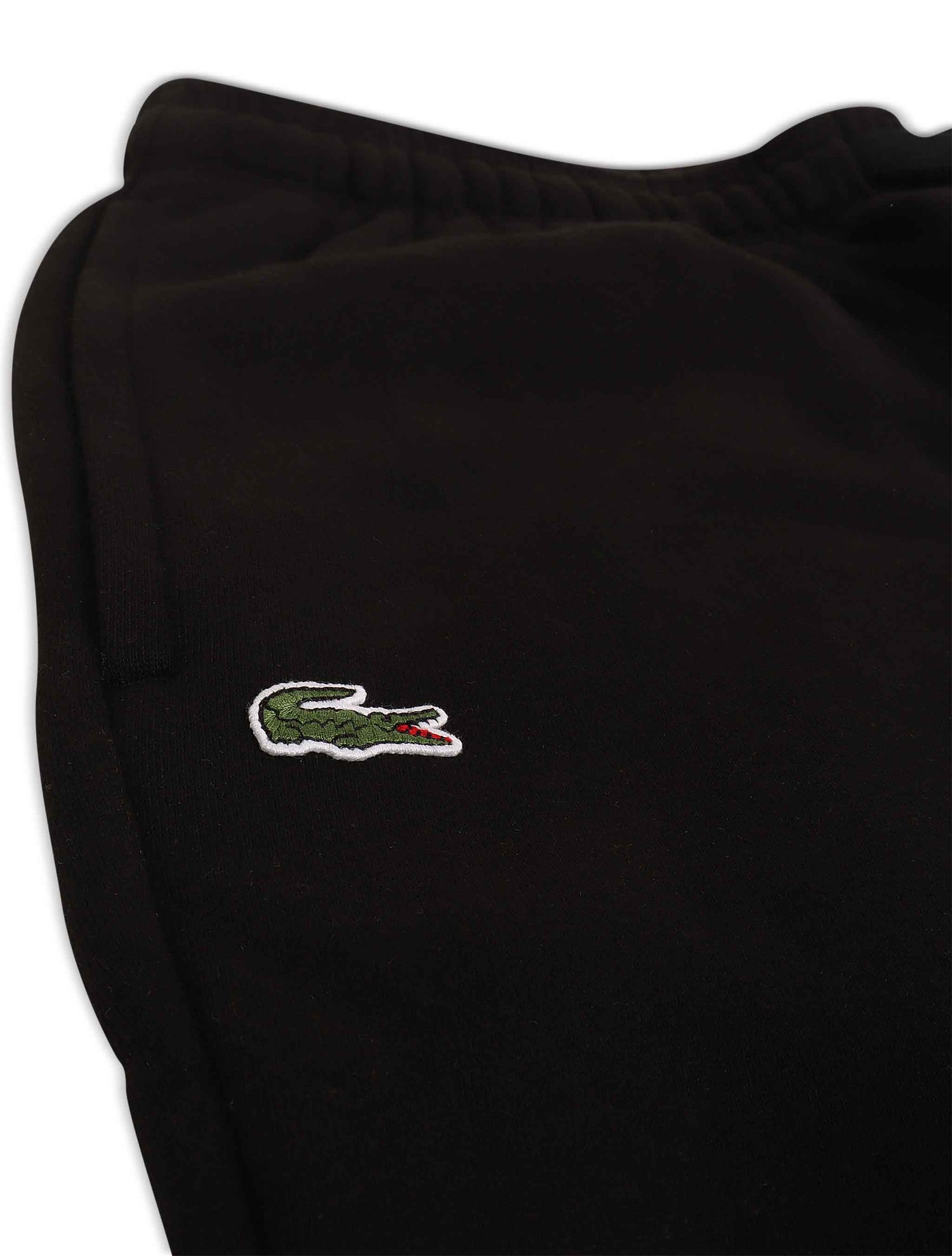 Lacoste Original Logo Print Joggers - Black by Denim Exchange
