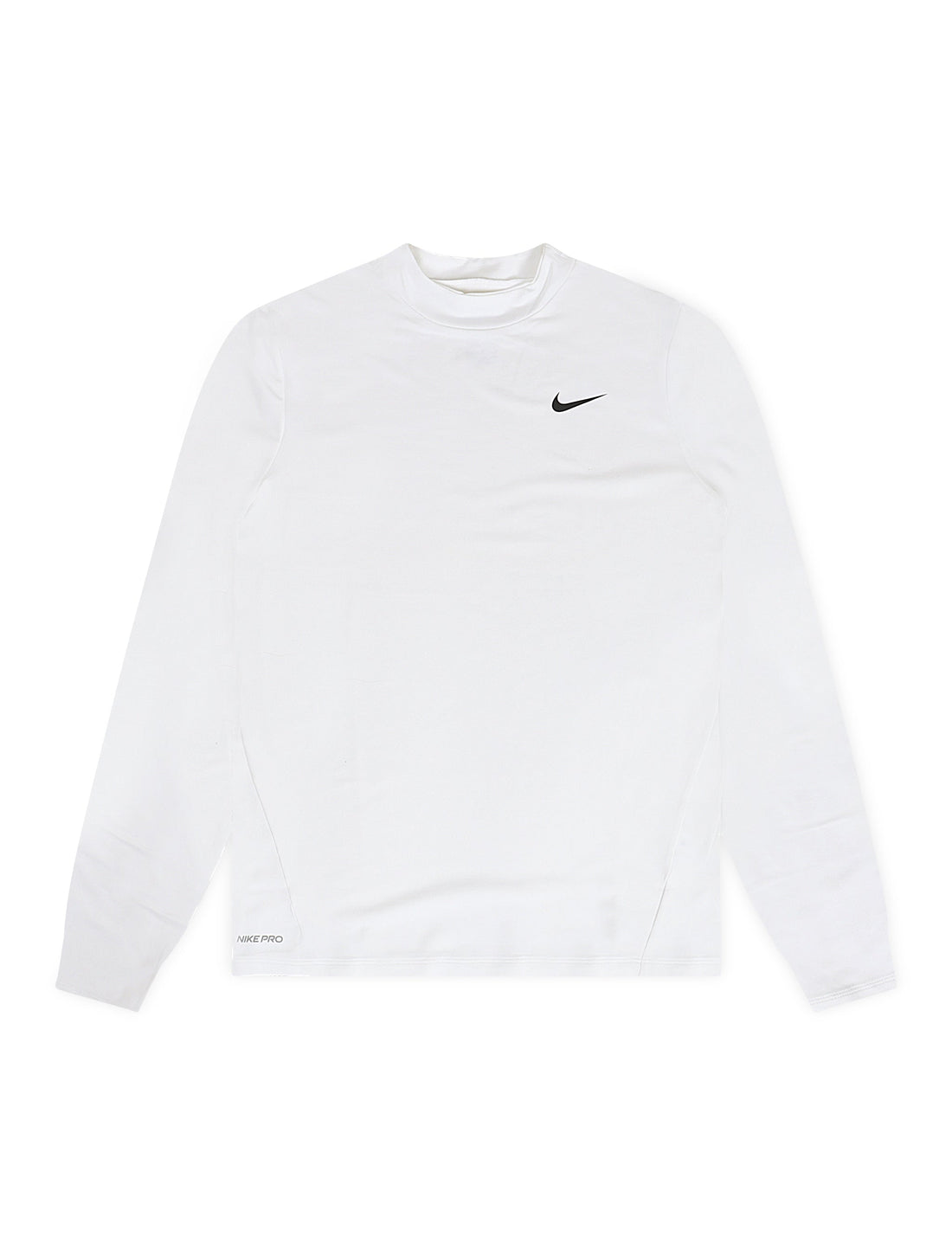 Nike Womens Pro Intertwist Long Sleeve - White/Black by Denim Exchange