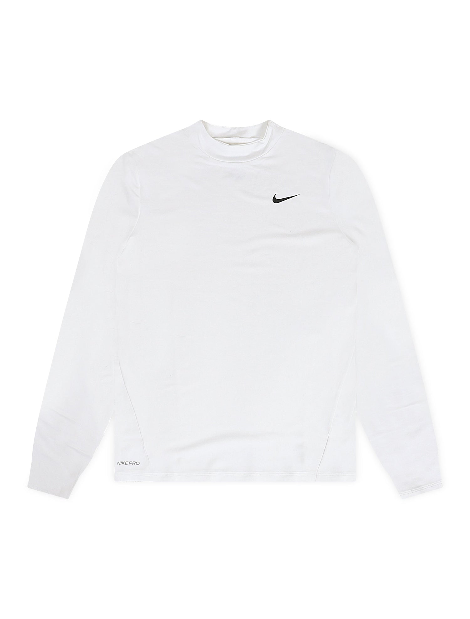 Nike Womens Pro Intertwist Long Sleeve - White/Black by Denim Exchange