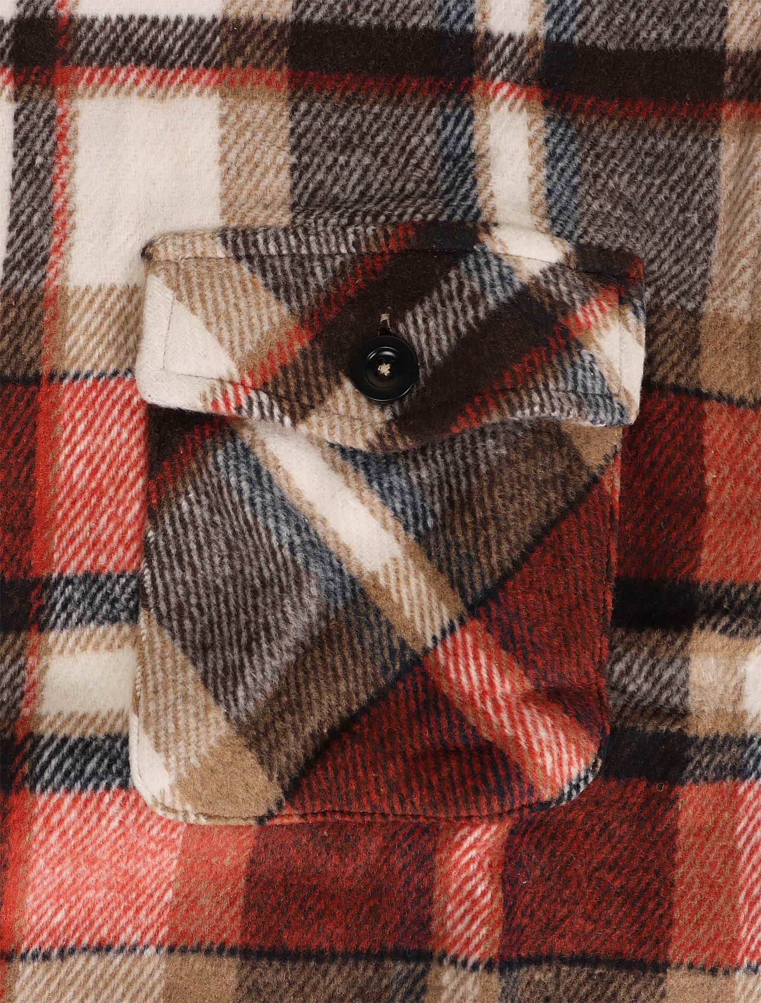 Silent Chapters Motive Flannel - Orange Multi by Denim Exchange