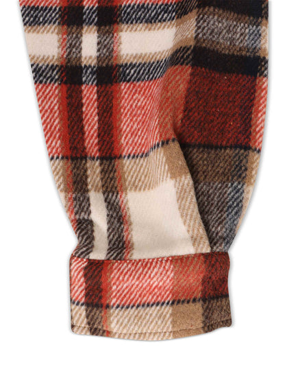 Silent Chapters Motive Flannel - Orange Multi by Denim Exchange