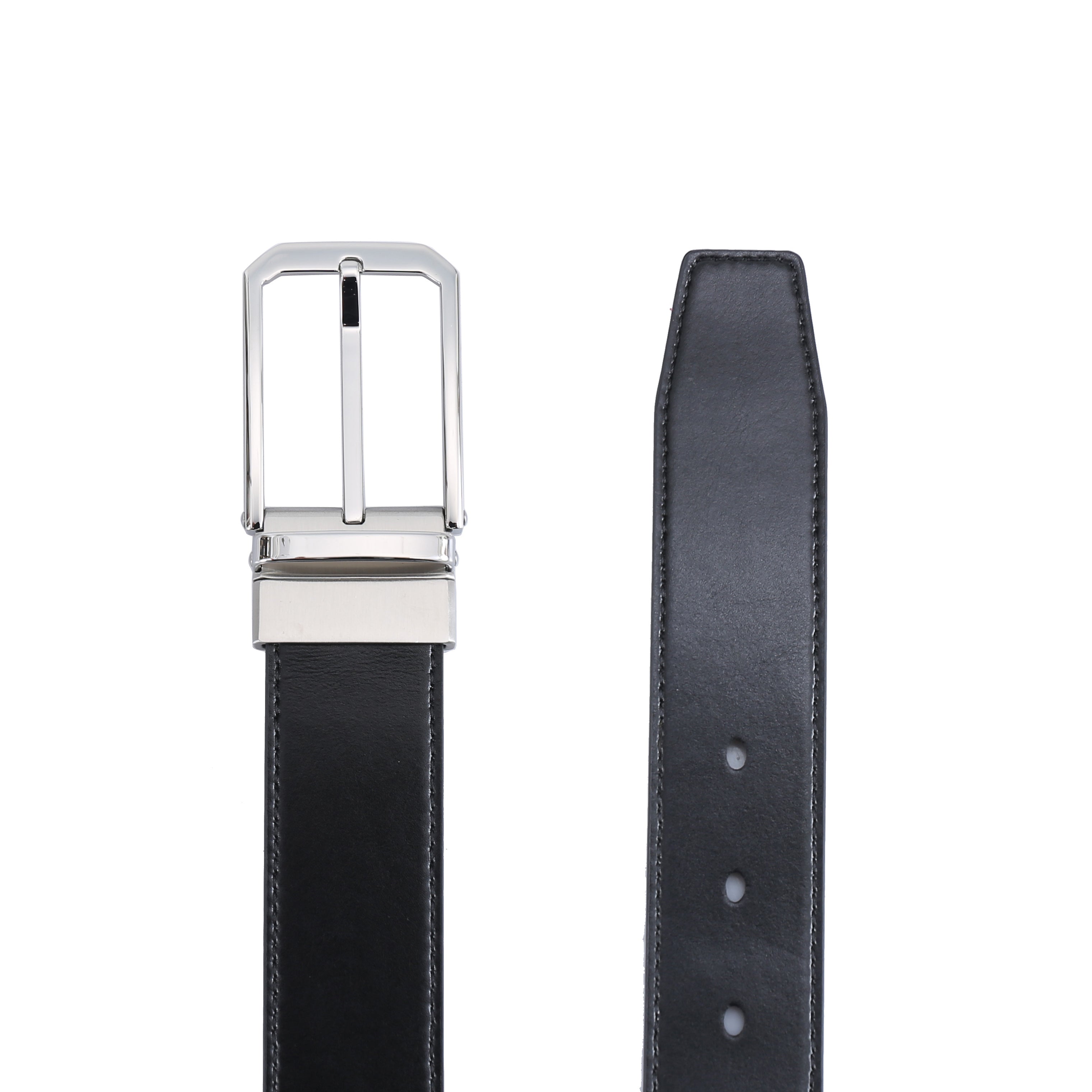 Professional Reversible 1 - Polished SS - Golf Vegan Belt by Doshi FCSA