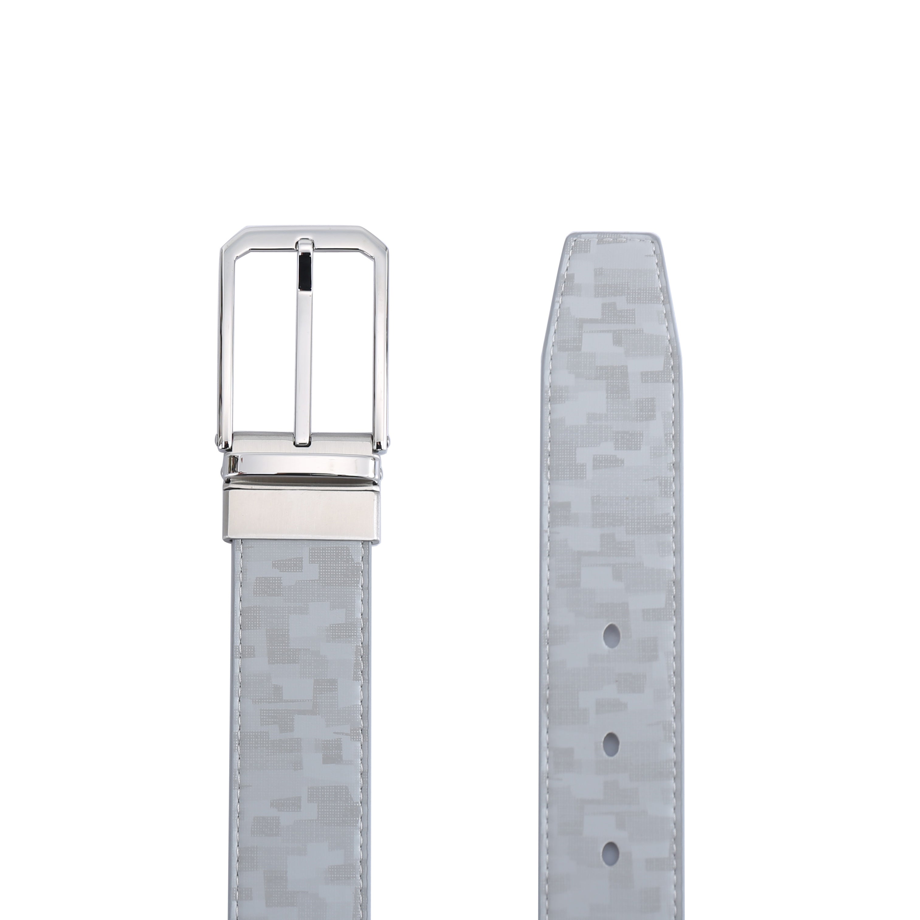 Professional Reversible 1 - Polished SS - Golf Vegan Belt by Doshi FCSA