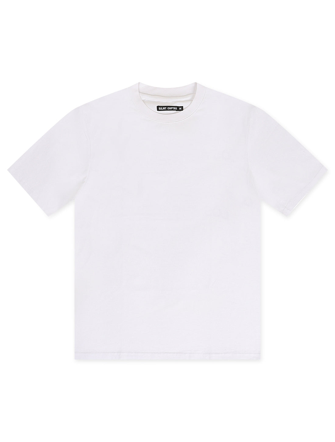 Silent Chapters Point Blank Oversized Tee - White by Denim Exchange