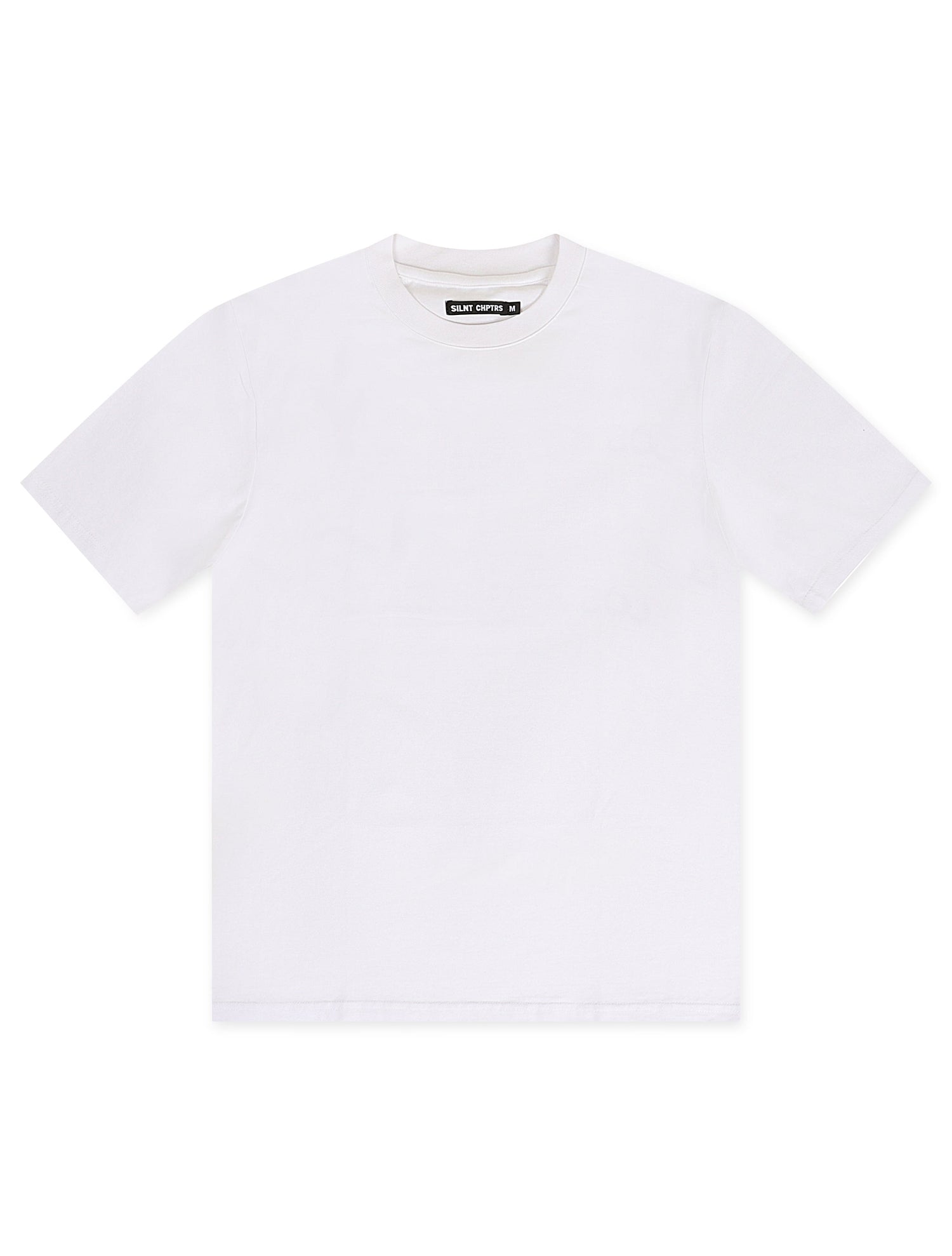 Silent Chapters Point Blank Oversized Tee - White by Denim Exchange