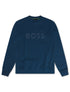 Boss Green Salbo Crewneck - Blue by Denim Exchange