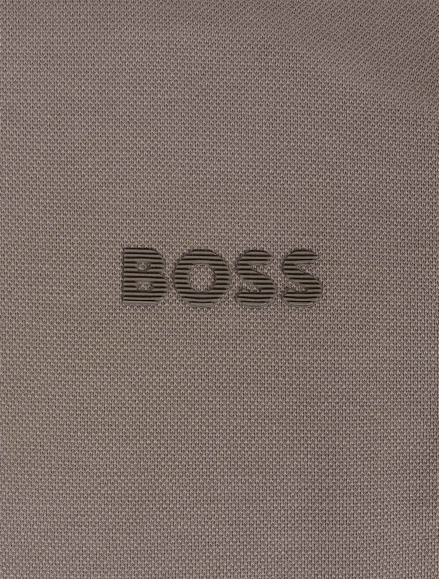 Boss Green Soody MIrror Hoodie - Coffee by Denim Exchange