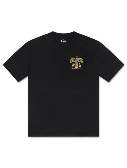 Retro Flair World Series Champions Tee - Black by Denim Exchange