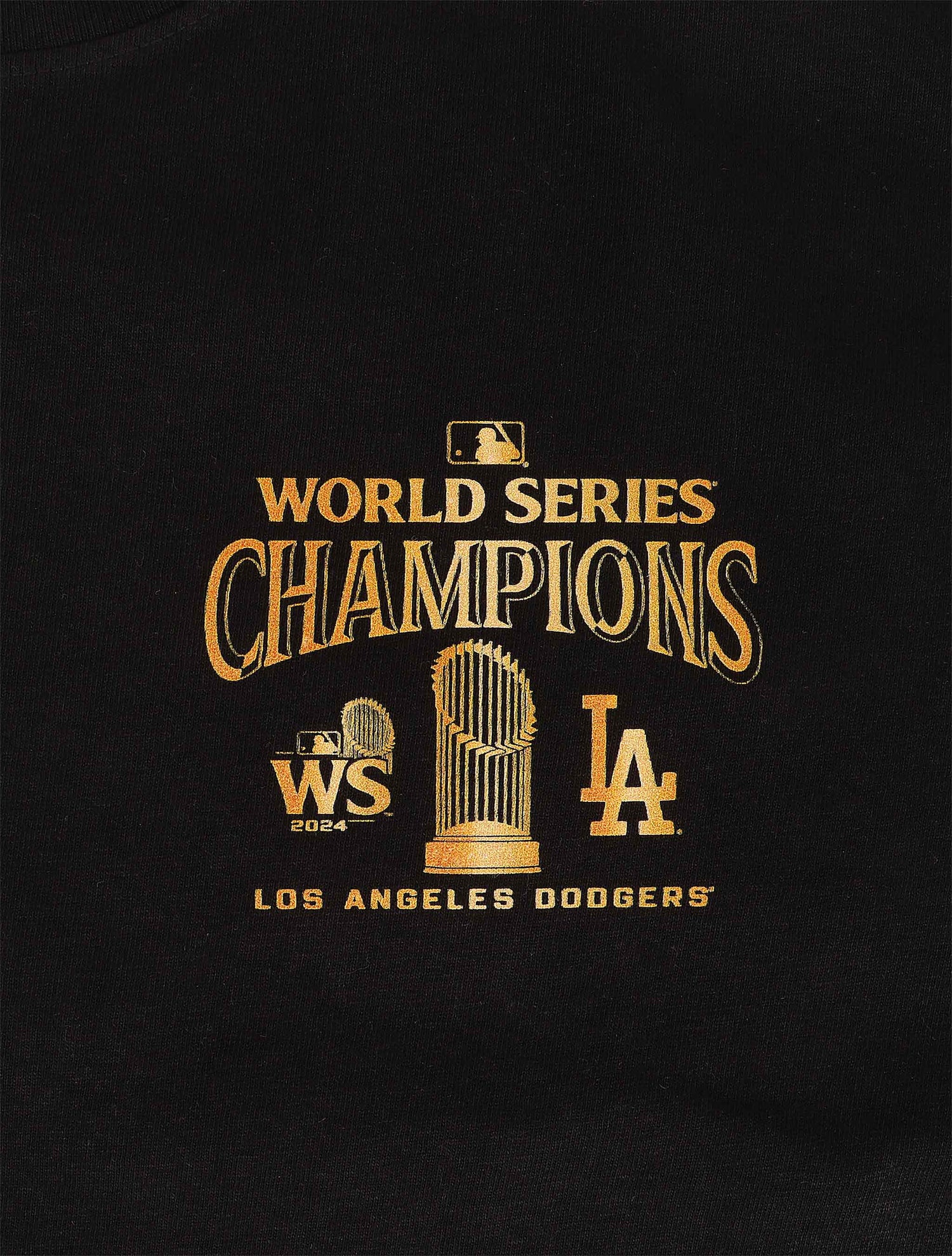 Retro Flair World Series Champions Tee - Black by Denim Exchange
