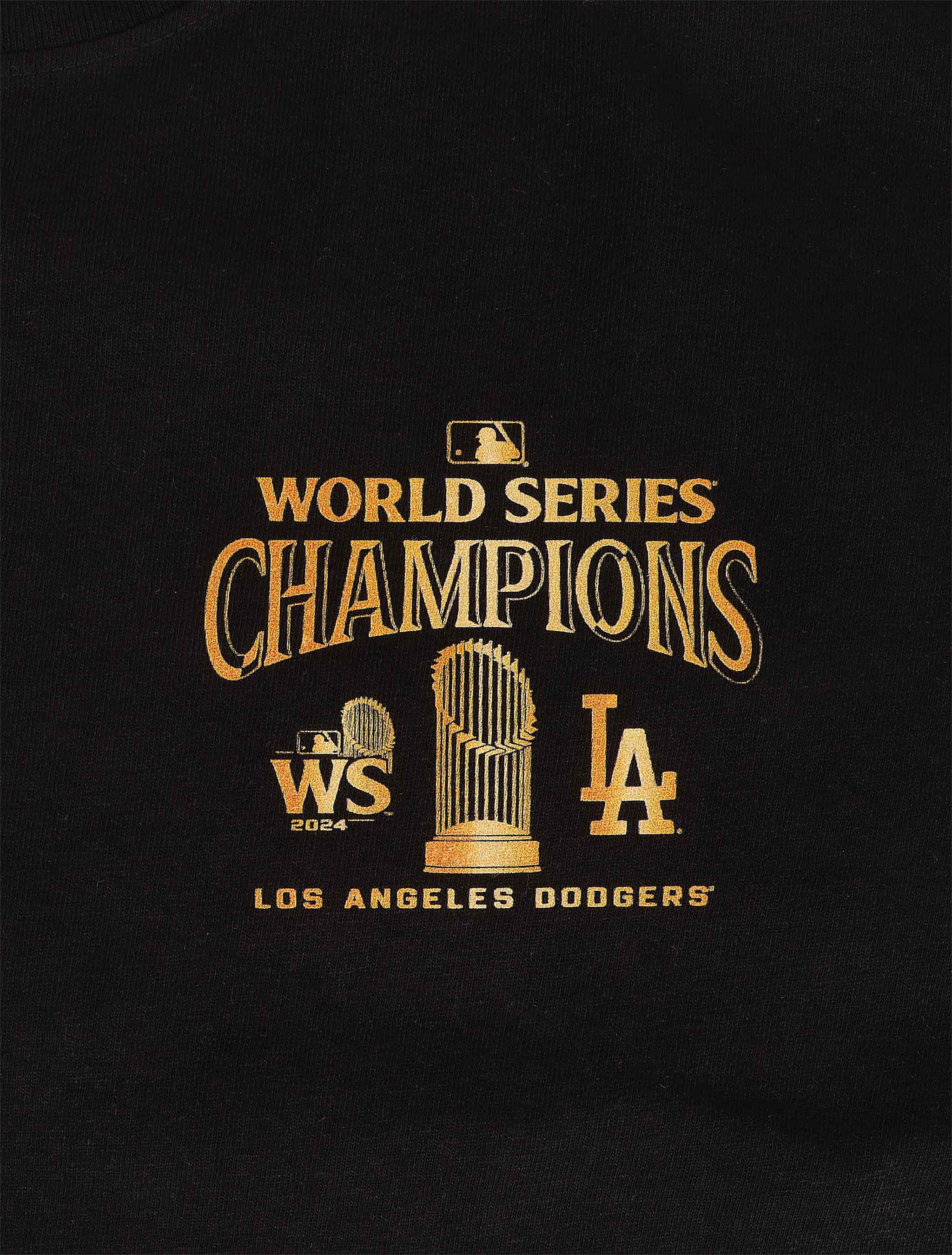 Retro Flair World Series Champions Tee - Black by Denim Exchange