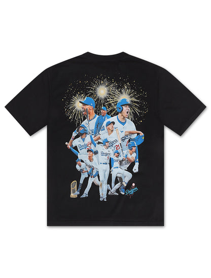 Retro Flair World Series Champions Tee - Black by Denim Exchange