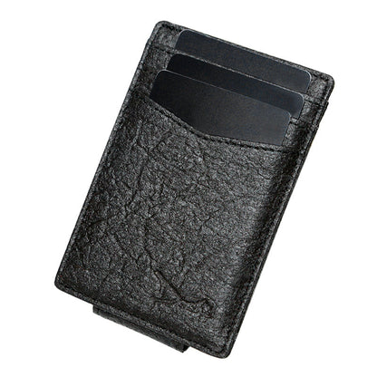 Doshi Pinatex Sustainable Vegan Card Holder with Money Clip by Doshi FCSA