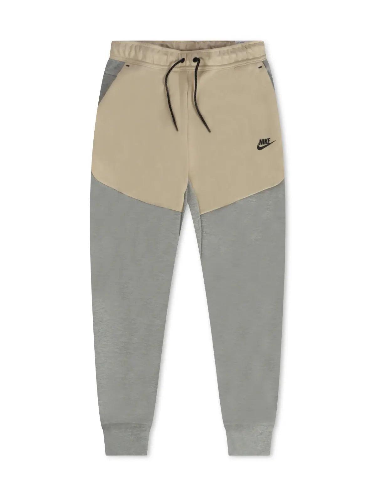 Nike Tech Fleece Joggers - Grey/Beige by Denim Exchange