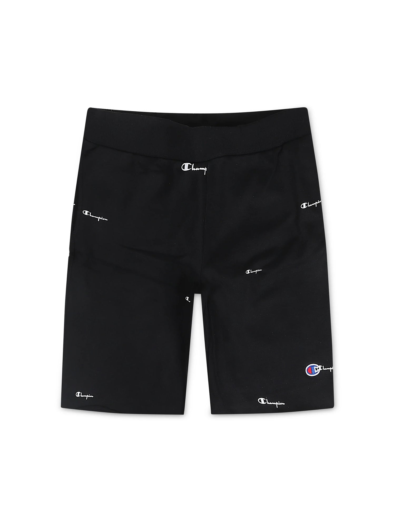 Champion Logo Spead Shorts - Black by Denim Exchange