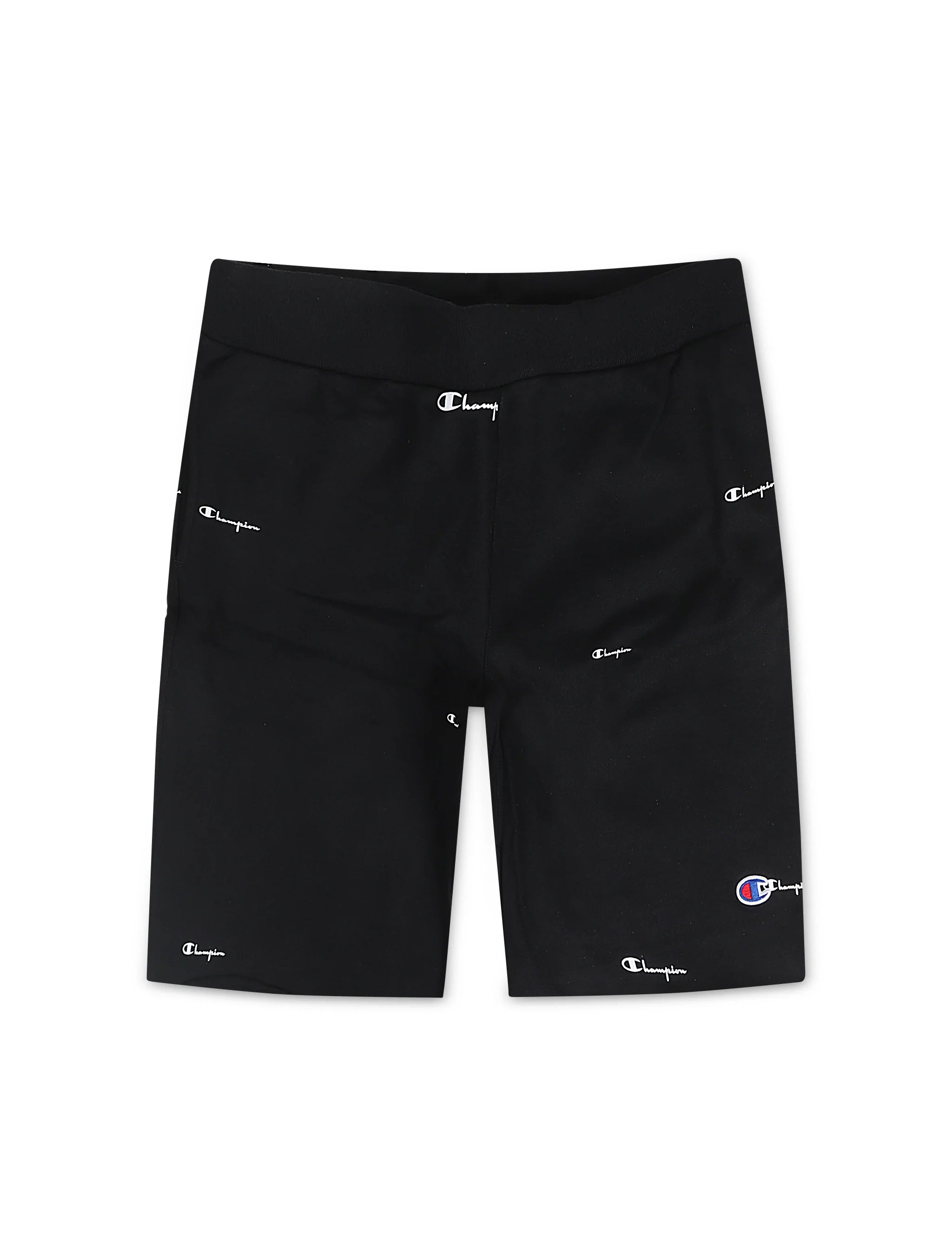 Champion Logo Spead Shorts - Black by Denim Exchange