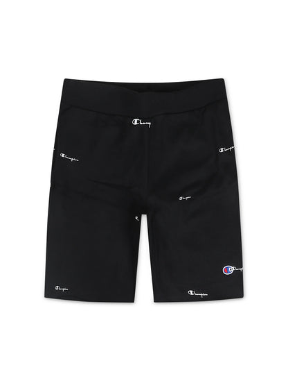 Champion Logo Spead Shorts - Black by Denim Exchange