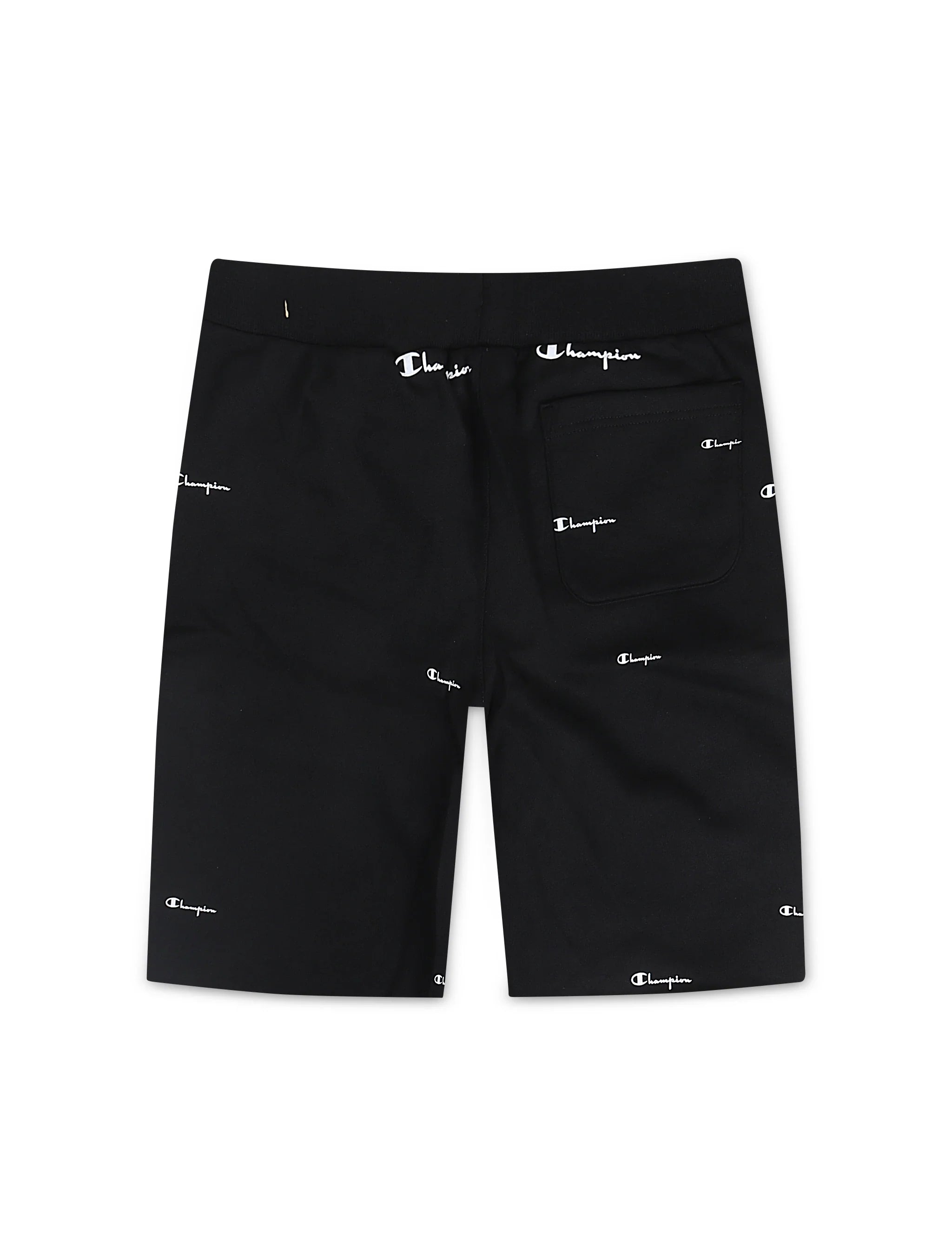 Champion Logo Spead Shorts - Black by Denim Exchange