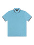 Eden Park Decalage Polo - Blue by Denim Exchange