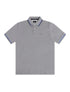 Eden Park Decalage Polo - Grey by Denim Exchange