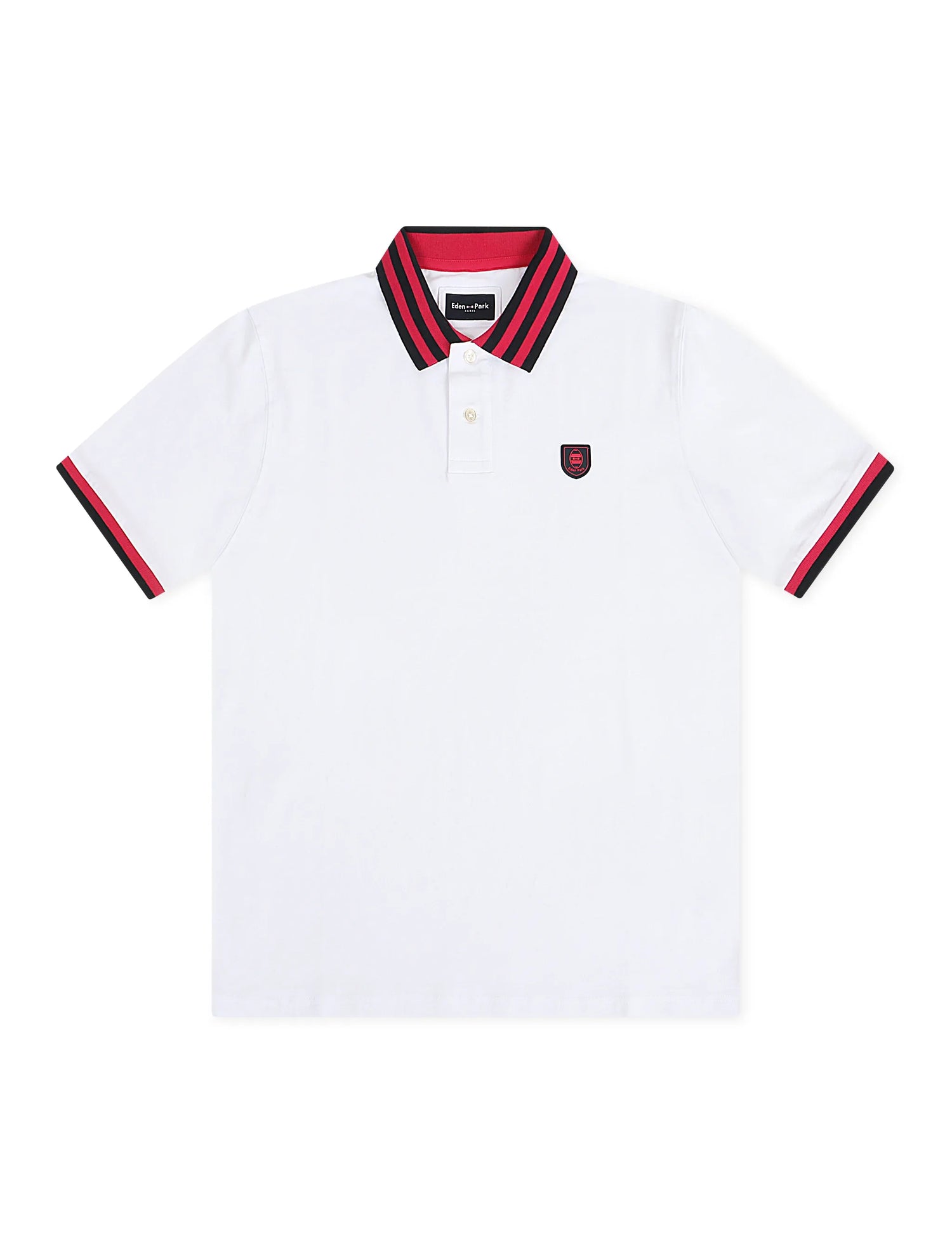 Eden Park Cadette Polo - White by Denim Exchange
