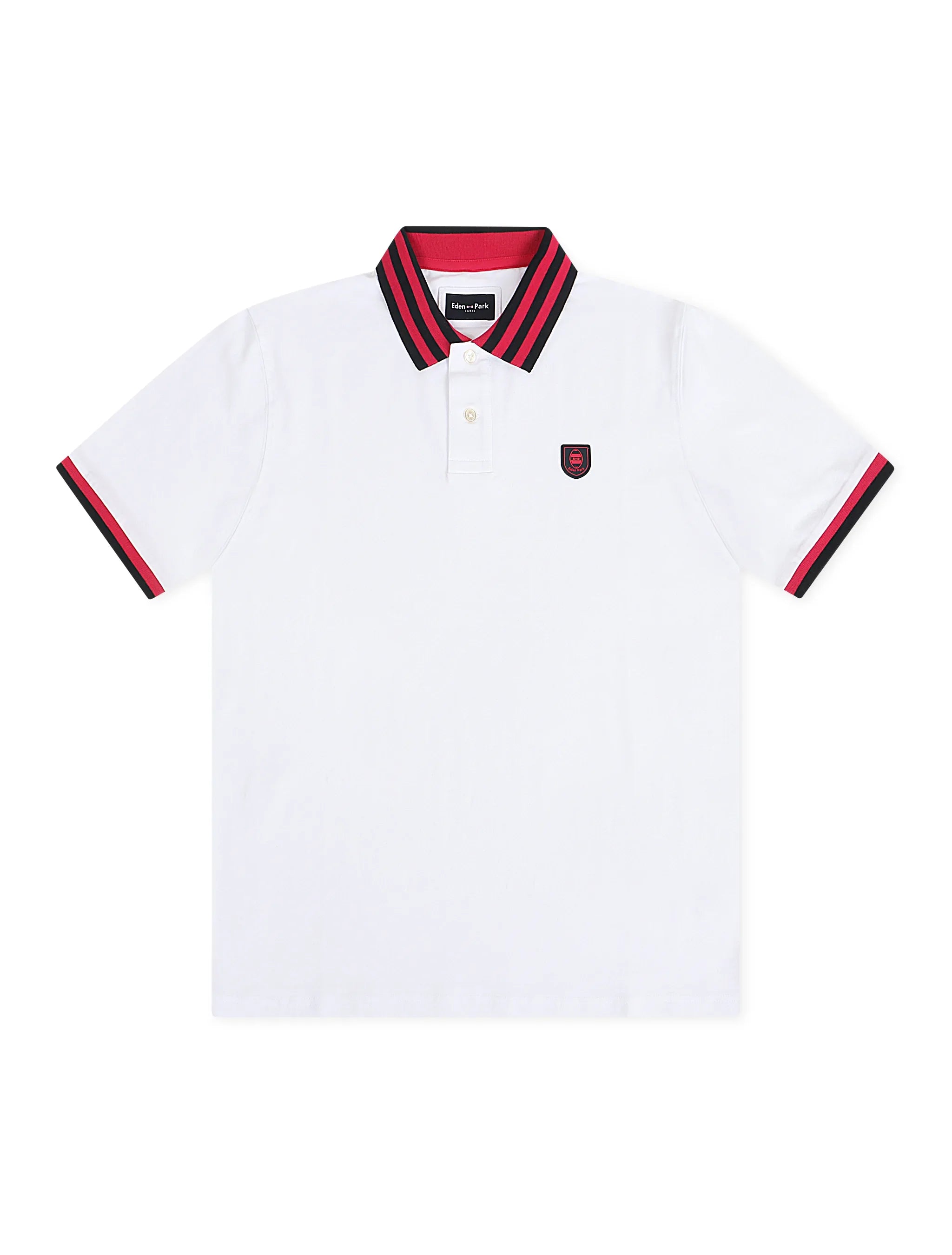Eden Park Cadette Polo - White by Denim Exchange