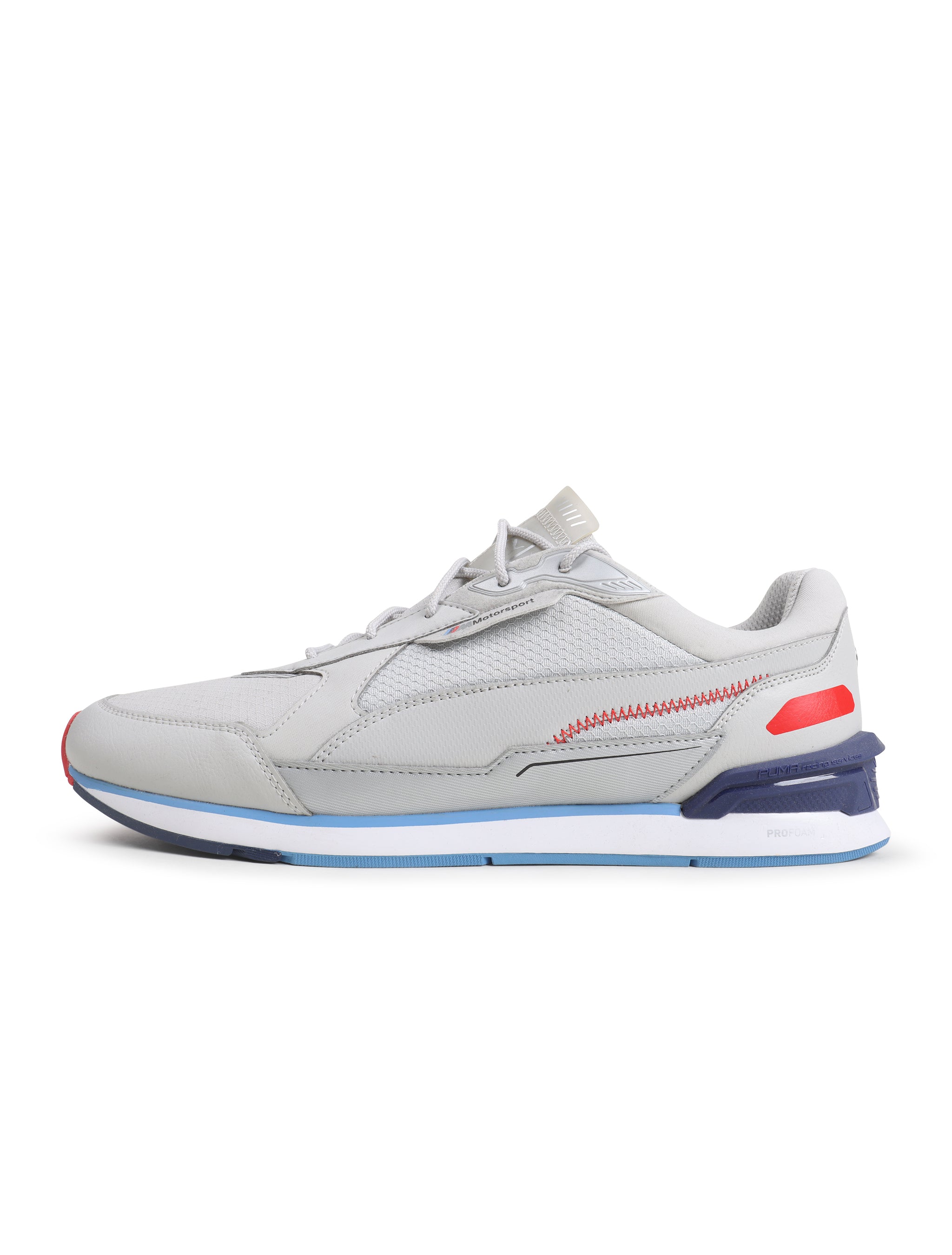 Puma BMW Low Racer - Grey/ White by Denim Exchange
