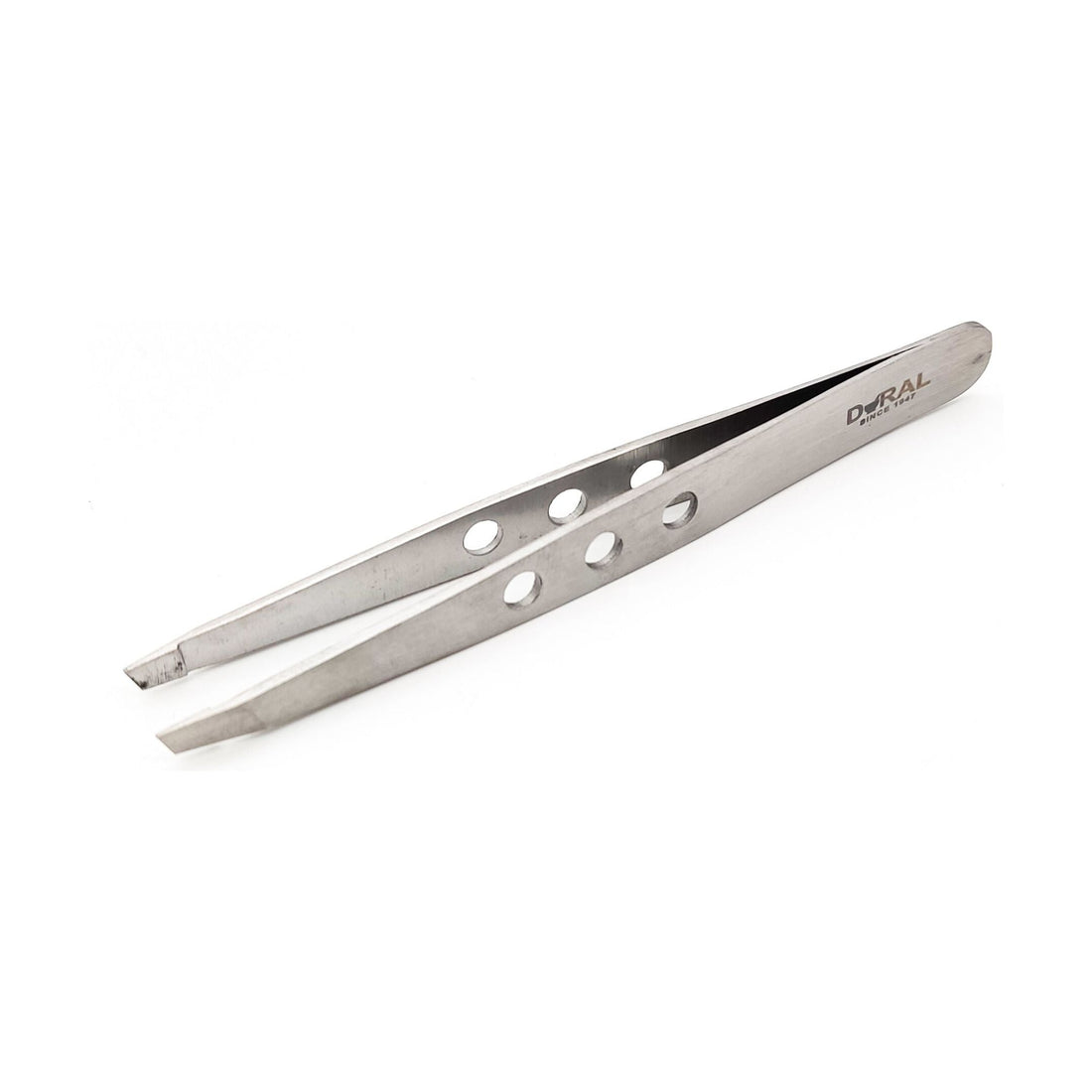 Dural Slant Tweezer Classic Teardrops Silver by Pasteur Pharmacy