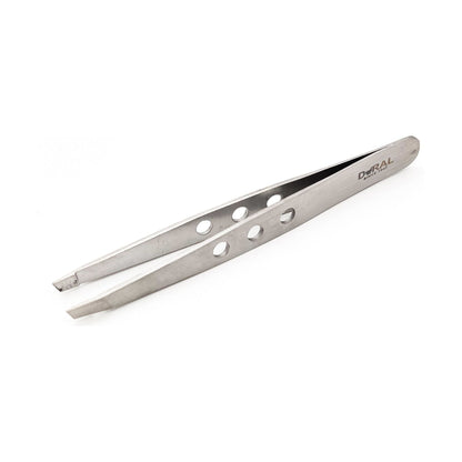 Dural Slant Tweezer Classic Teardrops Silver by Pasteur Pharmacy