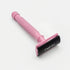 Dural Heavy Stroud Head Double Edge Safety Razor Duty Pink/Black + Pouch by Pasteur Pharmacy
