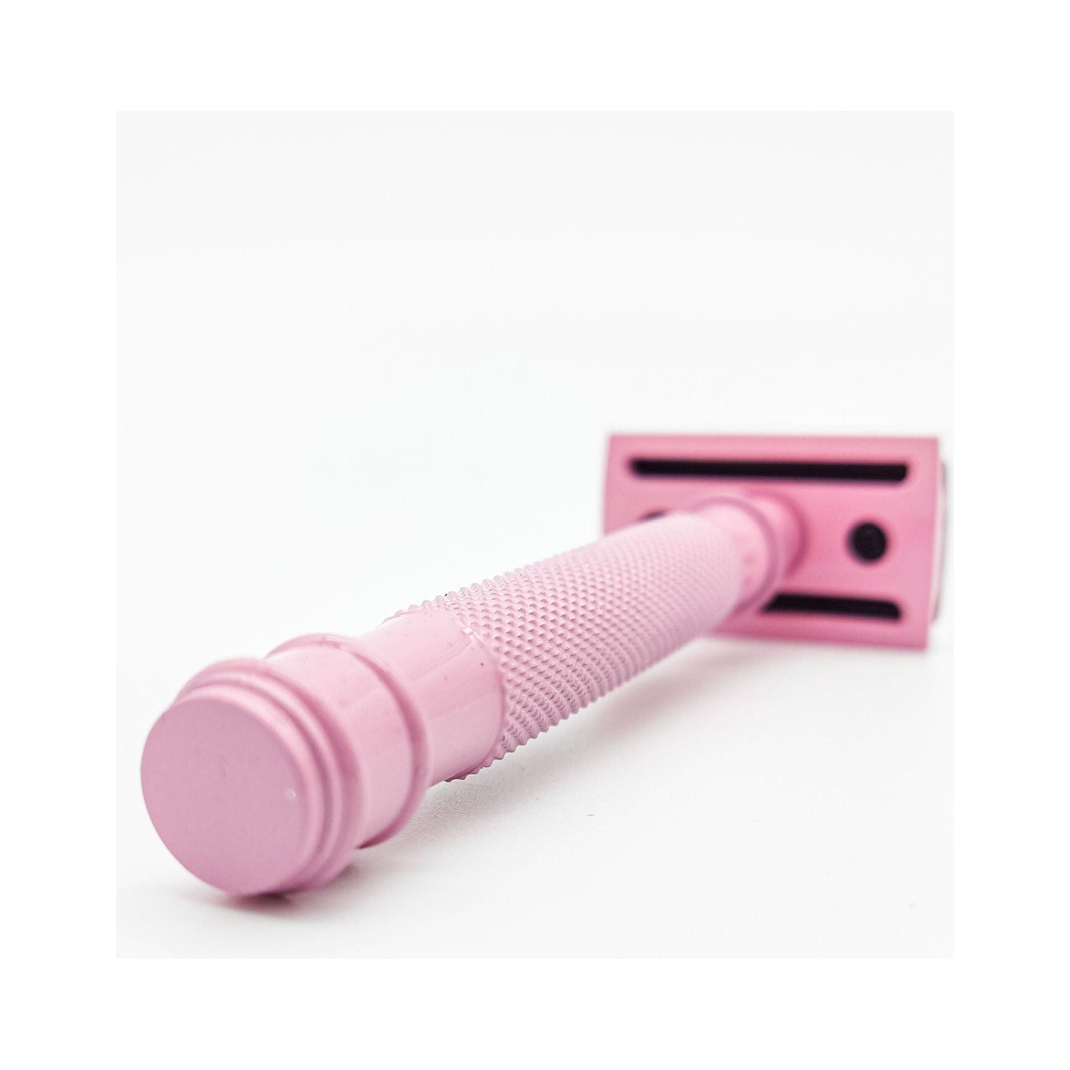 Dural Heavy Stroud Head Double Edge Safety Razor Duty Pink/Black + Pouch by Pasteur Pharmacy