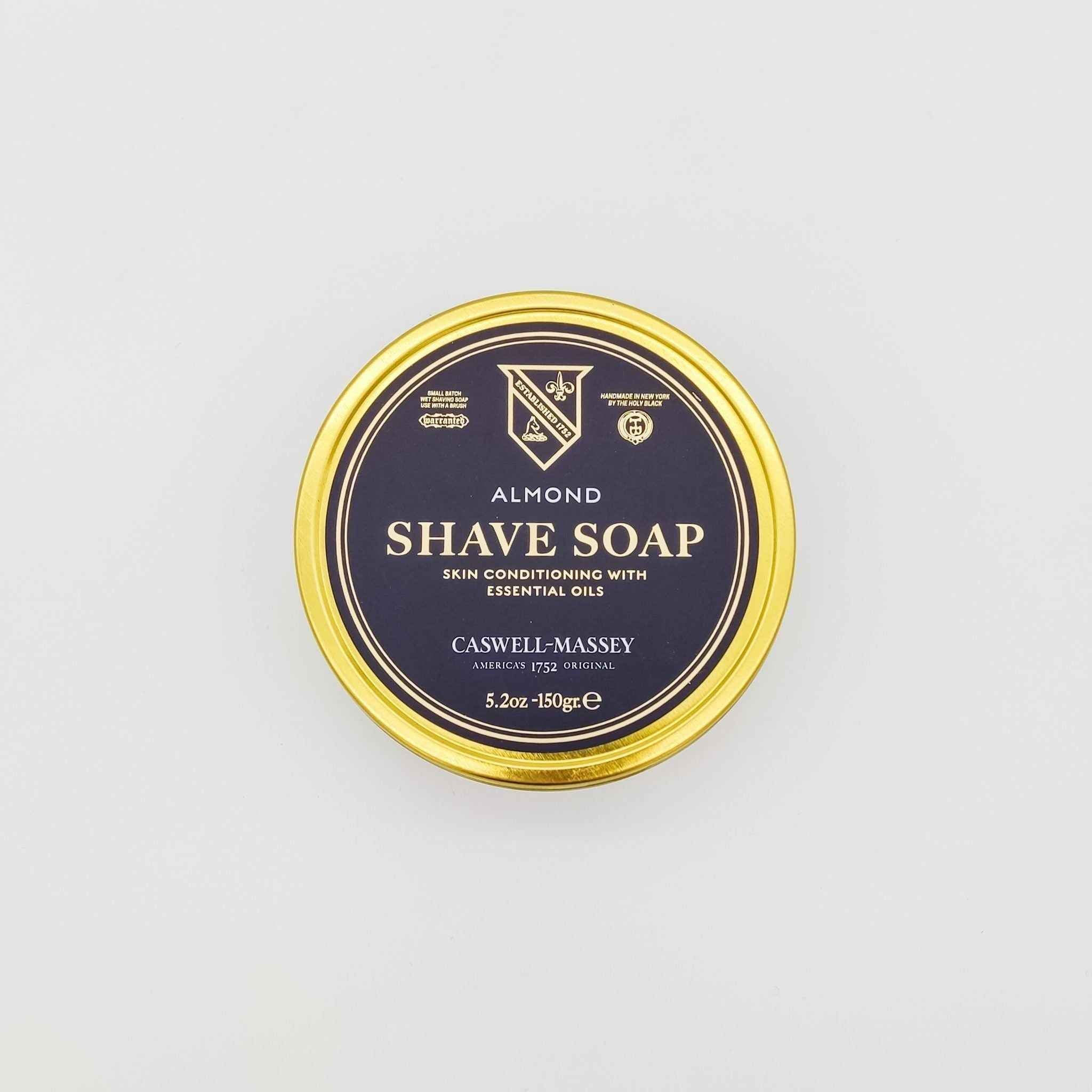 Caswell-Massey Almond Shave Soap/Cream Collection