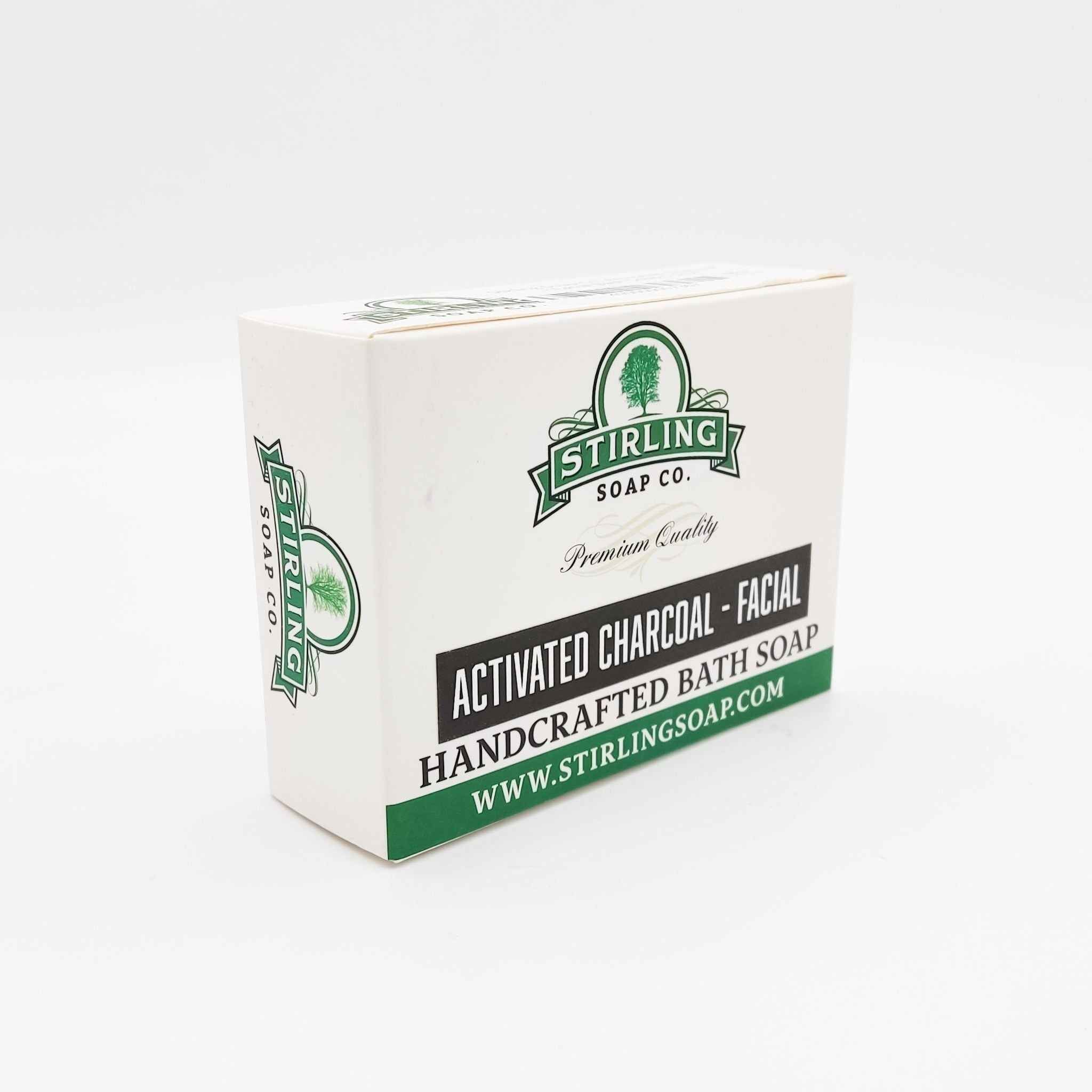 Stirling Soap Co. Activated Charcoal - Facial Bath Soap 5.5 Oz