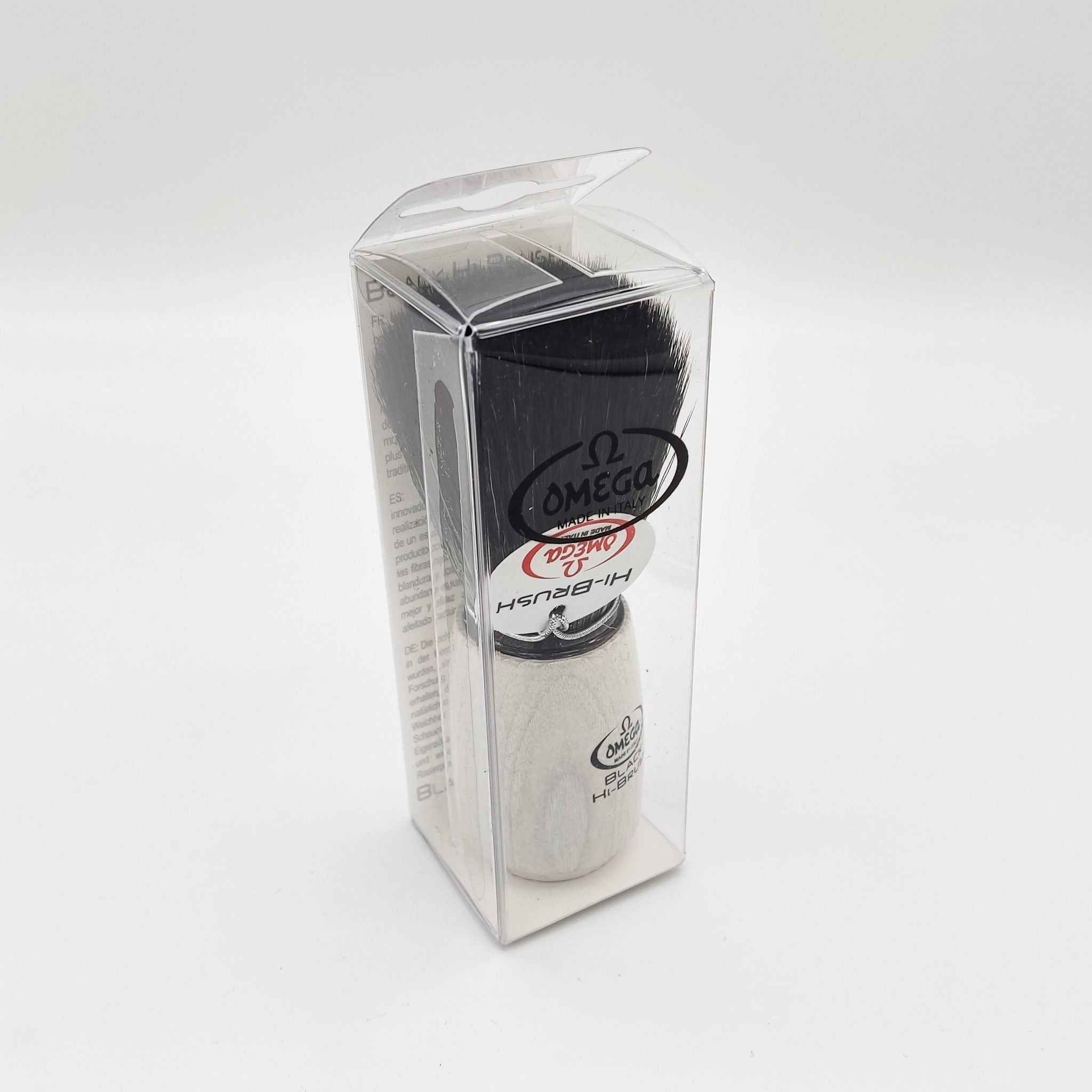 Omega Shaving Brush White 196711 Hi-Brush Synthetic Fibre