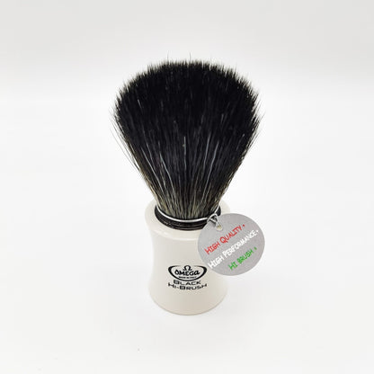 Omega Shaving Brush White 196819 Hi-Brush Synthetic Fibre by Pasteur Pharmacy